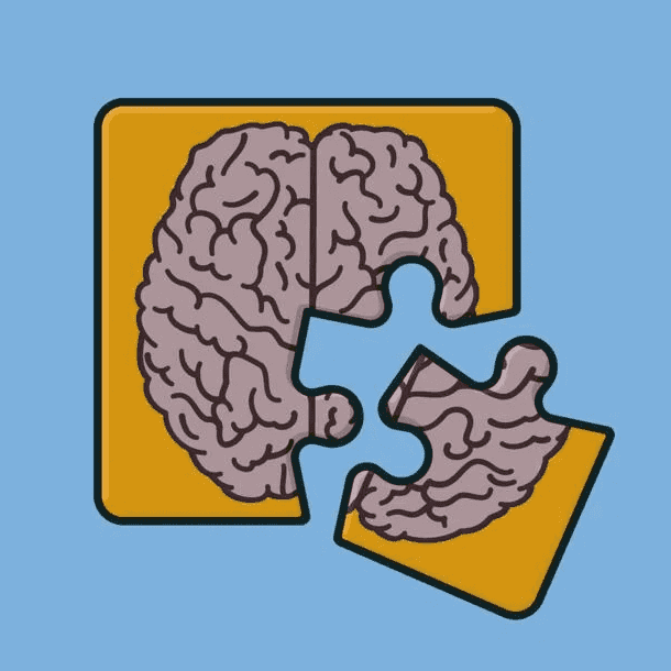 brain puzzle illustration